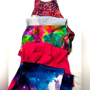 Set of 5. Customized workout pants. Set of five.